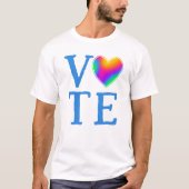 STEMMING Rainbow Heart T-Shirt (Voorkant)