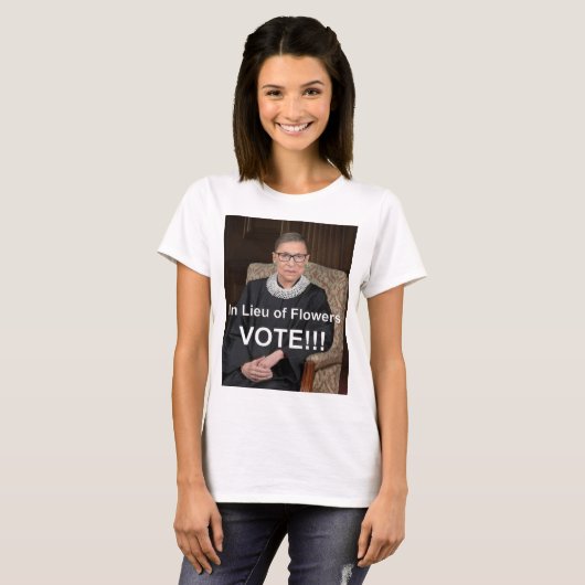 STEMMING RBG RUTH BADER GINSBURG T-SHIRT (Voorkant volledig)