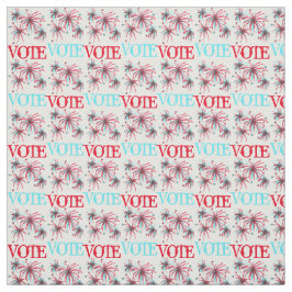 STEMMING Red Blue USA Patriottic Election Day Fire Stof