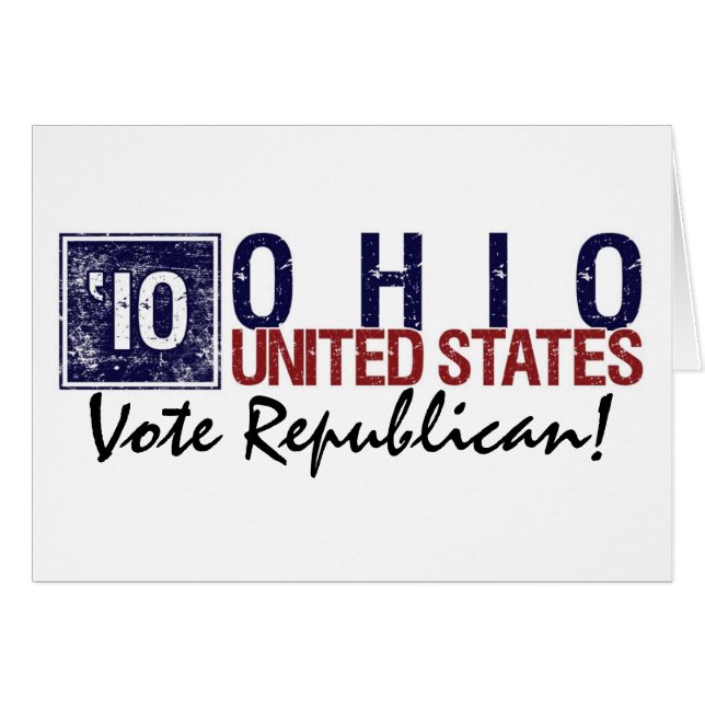 Stemming republikein 2010 -  Ohio (Voorkant Horizontaal)