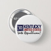 Stemming republikein in 2010 - Kentucky Ronde Button 5,7 Cm (Voorkant /achterkant)