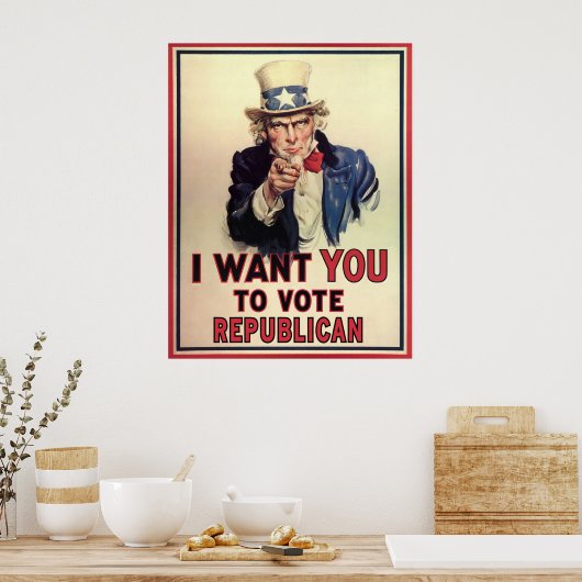 Stemming republikein poster (Keuken)