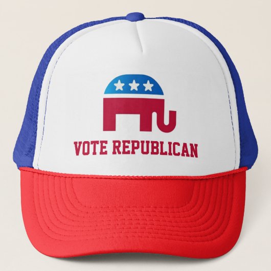 Stemming republikein trucker pet (Voorkant)