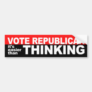 Stemming republikeinse Bumpersticker