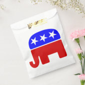 Stemming Republikeinse Olifant Politiek Verkiezing Bedankzakje (Gezegeld)