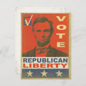 Stemming Republikeinse Partij 2016 Verkiezingspos Uitnodiging Briefkaart (Voorkant / Achterkant)