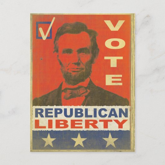 Stemming Republikeinse Partij 2016 Verkiezingspos Uitnodiging Briefkaart (Voorkant)