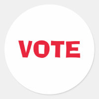 Stemming - Rode brief Politieke verkiezingen