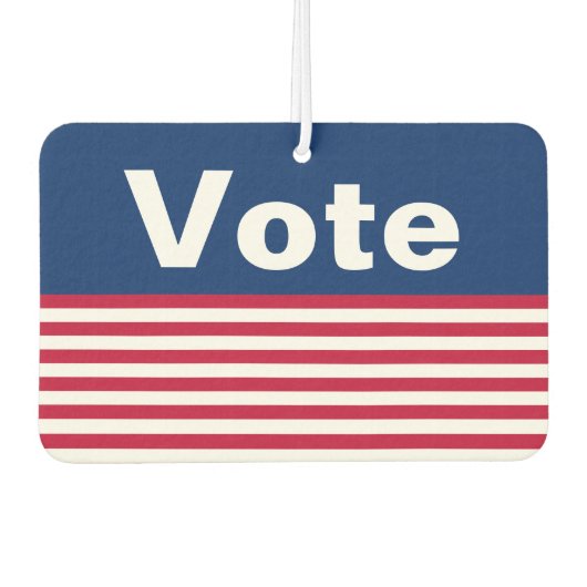 Stemming: rode witte en blauwe strepen luchtverfrisser (Voorkant)