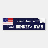 Stemming: Romney Ryan Bumpersticker (Voorkant)