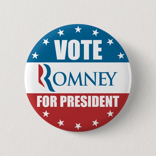 Stemming: Romney voor Button President (Voorkant)