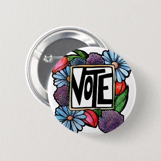STEMMING RONDE BUTTON 5,7 CM (Voorkant /achterkant)