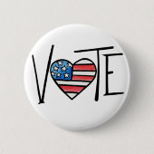 STEMMING RONDE BUTTON 5,7 CM (Voorkant)