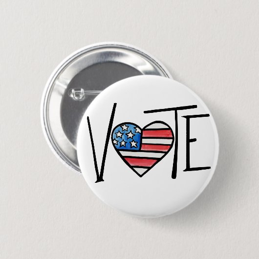 STEMMING RONDE BUTTON 5,7 CM (Voorkant /achterkant)