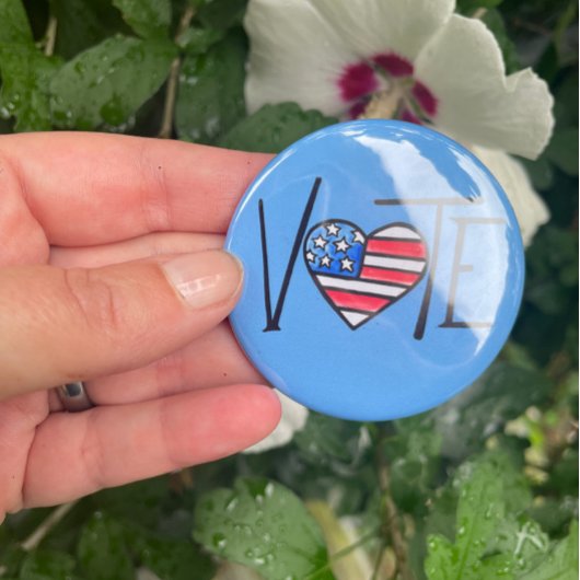 STEMMING RONDE BUTTON 5,7 CM