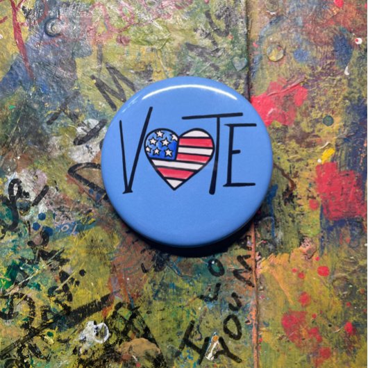 STEMMING RONDE BUTTON 5,7 CM