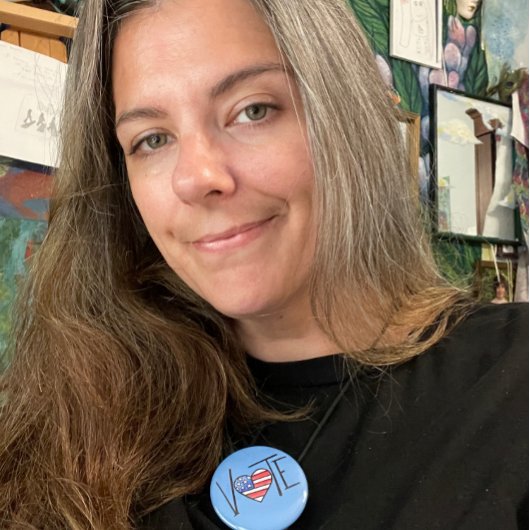 STEMMING RONDE BUTTON 5,7 CM