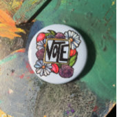 STEMMING RONDE BUTTON 5,7 CM