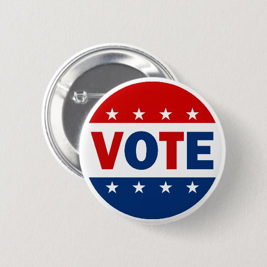 STEMMING RONDE BUTTON 5,7 CM (Voorkant /achterkant)