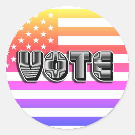 STEMMING RONDE STICKER (Voorkant)