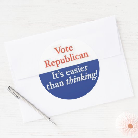 STEMMING RONDE STICKER (Envelop)