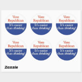STEMMING RONDE STICKER (Vel)
