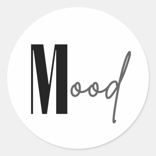 Stemming Ronde Sticker (Voorkant)