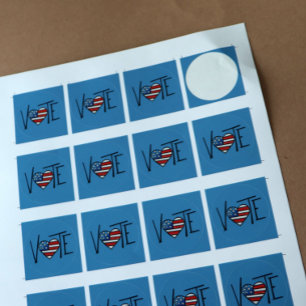 STEMMING RONDE STICKER