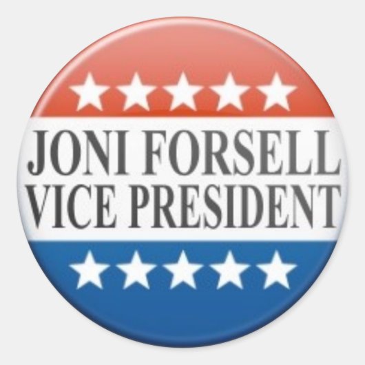 stemming ronde sticker (Voorkant)