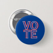 Stemming Ronde Sticker Politieke Campagne Merchand Ronde Button 5,7 Cm (Voorkant /achterkant)