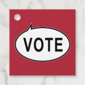 STEMMING - Rood Bedankjes Labels (Voorkant)