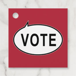 STEMMING - Rood Bedankjes Labels