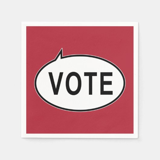 STEMMING - Rood Servet (Voorkant)