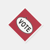 STEMMING - Rood Servet (Hoek)