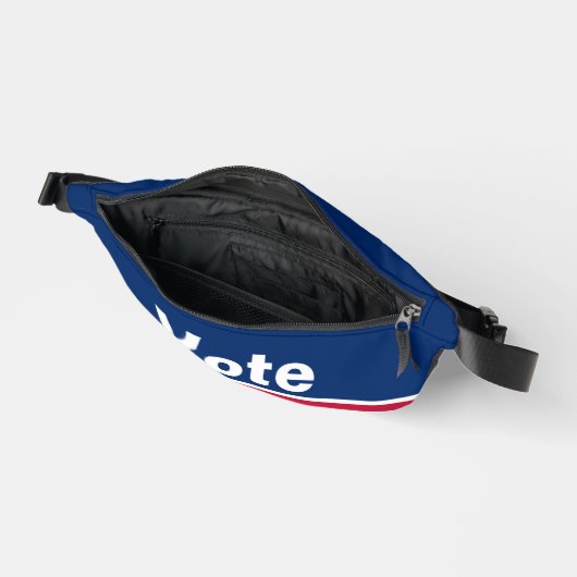 Stemming rood wit en blauw met strepen heuptasje (Open)