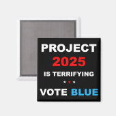 Stemming Save Democracy Stop Project 2025 1 Magneet (Voorkant / Achterkant)