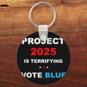 Stemming Save Democracy Stop Project 2025 1 Sleutelhanger (Voorkant)