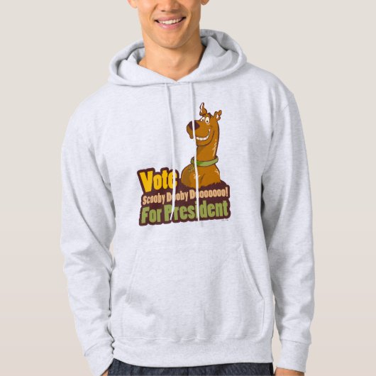Stemming: scooby Dooby Doo voor President Hoodie (Voorkant)