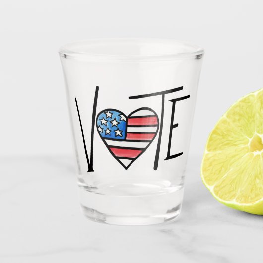 STEMMING SHOT GLAS (Voorkant)