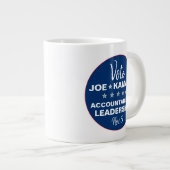 Stemming: Sjabloon van Joe Biden Kamala Harris 202 Grote Koffiekop (Voorkant rechts)