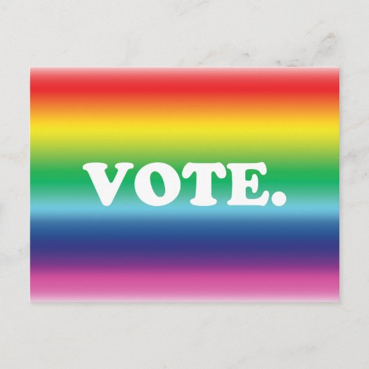 "Stemming" "Stemming" Pride lgbtq lgbt regenboog Briefkaart (Voorkant)