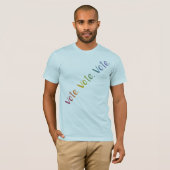 "Stemming. Stemming. Stemming." Diagonale woorden T-shirt (Voorkant volledig)