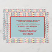 Stemming stemming Verkiezing Uitnodiging (Voorkant / Achterkant)