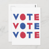 STEMMING STEMMING Verticaal Briefkaart (Voorkant / Achterkant)