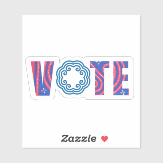 Stemming Sticker - Hmong Design (Vel)