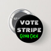 STEMMING STRIPE RONDE BUTTON 5,7 CM (Voorkant /achterkant)