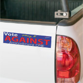 Stemming tegen amendement 1 in North Carolina Bumpersticker (Op Truck)