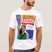 Stemming tegen de T-shirt van het fascistische Man (Voorkant)