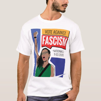 Stemming tegen de T-shirt van het fascistische Man
