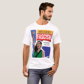 Stemming tegen de T-shirt van het fascistische Man (Voorkant volledig)